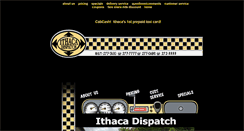 Desktop Screenshot of ithacataxi.biz